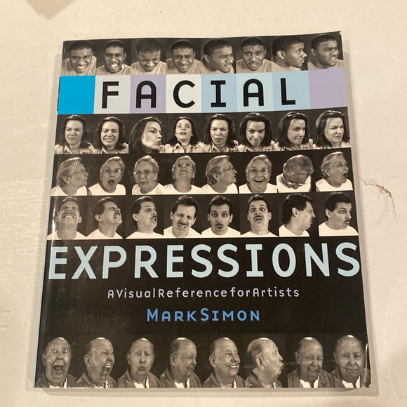 “Facial Expressions, a visual reference for artists,” oversized soft cover - Picture 1 of 2